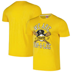 Pittsburgh Pirates Homage Hyper Local Tri-Blend T-Shirt - Gold - MLB Sale
