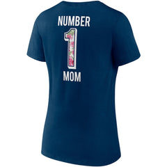 Fanatics Chicago Bears Women's Team Mother's Day V-Neck T-Shirt Navy