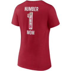 Fanatics Tampa Bay Buccaneers Women's Team Mother's Day V-Neck T-Shirt Red