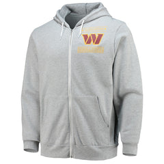 Fanatics Washington Commanders NFL x Darius Rucker Collection Sponge Fleece Full-Zip Hoodie Heathered Gray