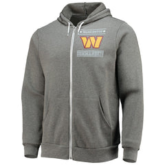 Fanatics Washington Commanders NFL x Darius Rucker Collection Sponge Fleece Full-Zip Hoodie Heathered Charcoal