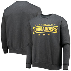 Fanatics Washington Commanders NFL x Darius Rucker Collection Star Sponge Fleece Pullover Sweatshirt Charcoal