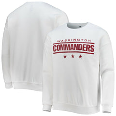 Fanatics Washington Commanders NFL x Darius Rucker Collection Star Sponge Fleece Pullover Sweatshirt White