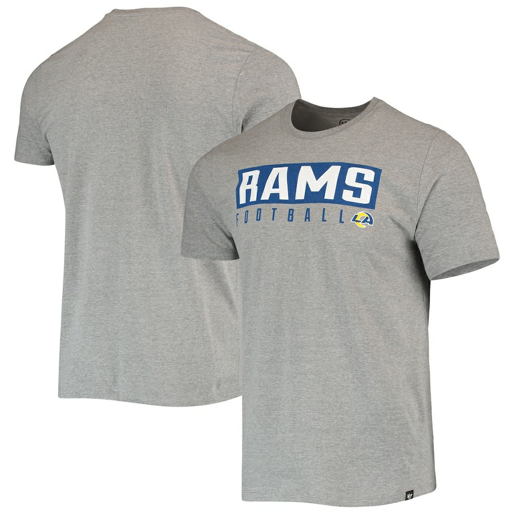 47 brand Los Angeles Rams '47 Major Super Rival T-Shirt Gray