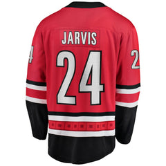 Seth Jarvis Carolina Hurricanes Fanatics Alternate Breakaway Player Jersey - Red - NHL 4724192