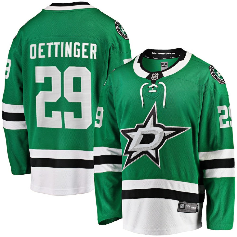 Jake Oettinger Dallas Stars Fanatics Home Breakaway Player Jersey - Kelly Green - NHL 4724211