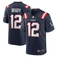 Nike Tom Brady New England Patriots Game Retired Player Jersey Navy