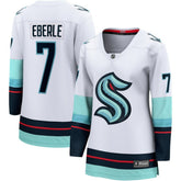 Jordan Eberle Seattle Kraken Fanatics Women's Away Breakaway Jersey - White - NHL 4727390
