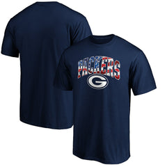 Green Bay Packers Banner Wave Logo T-Shirt Navy