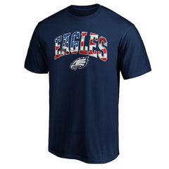 Philadelphia Eagles Banner Wave Logo T-Shirt Navy