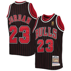 Michael Jordan Chicago Bulls Youth 1996-97 Hardwood Classics Authentic Jersey for sale Black/Red | Mitchell & Ness Lifestyle