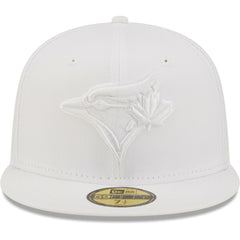 Toronto Blue Jays New Era White on White 59FIFTY Fitted Hat - New Era Sale