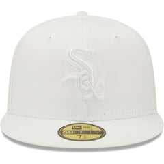 Chicago White Sox New Era White on White 59FIFTY Fitted Hat - New Era Discount