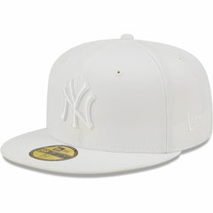 New York Yankees New Era White on White 59FIFTY Fitted Hat - New Era Sale