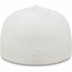 Cleveland Guardians New Era White on White 59FIFTY Fitted Hat - New Era Sale