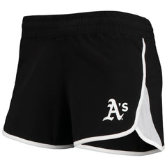 Athletics New Era Women's Stretch French Terry Shorts - Black - New Era on Sale