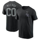 Colorado Rockies Nike Mile High Local Team T-Shirt - Black - Nike Online