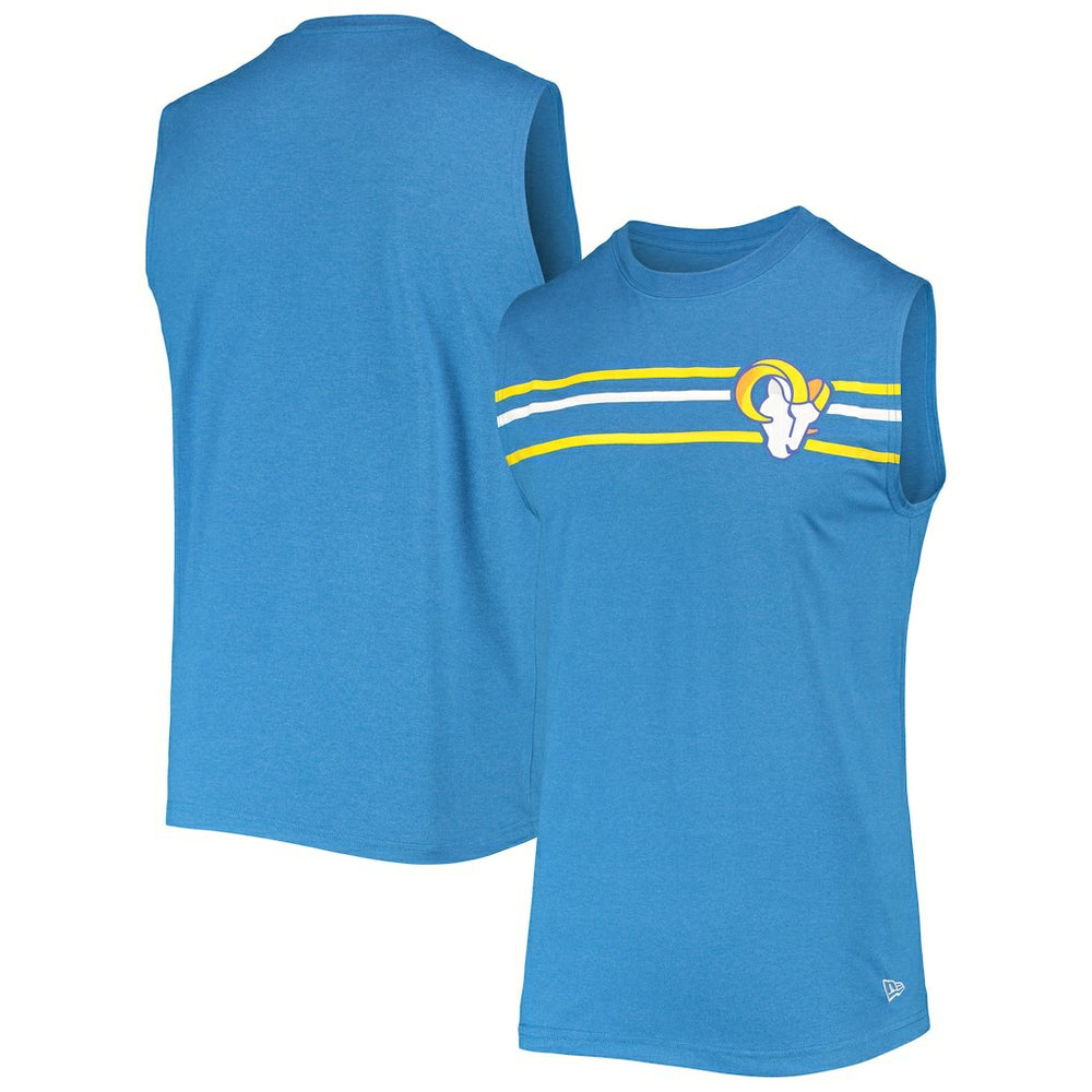 Los Angeles Rams New Era Brushed Sleeveless Tank Top Royal