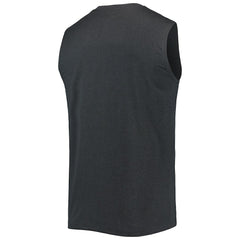 Pittsburgh Steelers New Era Brushed Sleeveless Tank Top Black