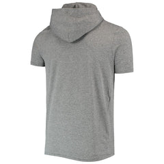 Seattle Seahawks New Era Team Brushed Hoodie T-Shirt Heathered Gray