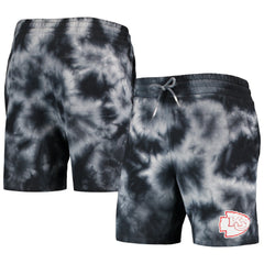 Kansas City Chiefs New Era Tie-Dye Shorts Black