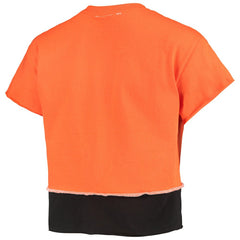 San Francisco Giants Refried Apparel Women's Cropped T-Shirt - Orange - MLB Sale