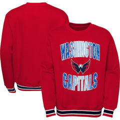 Washington Capitals Youth Classic Blueliner Pullover Sweatshirt - Red - NHL 4753046