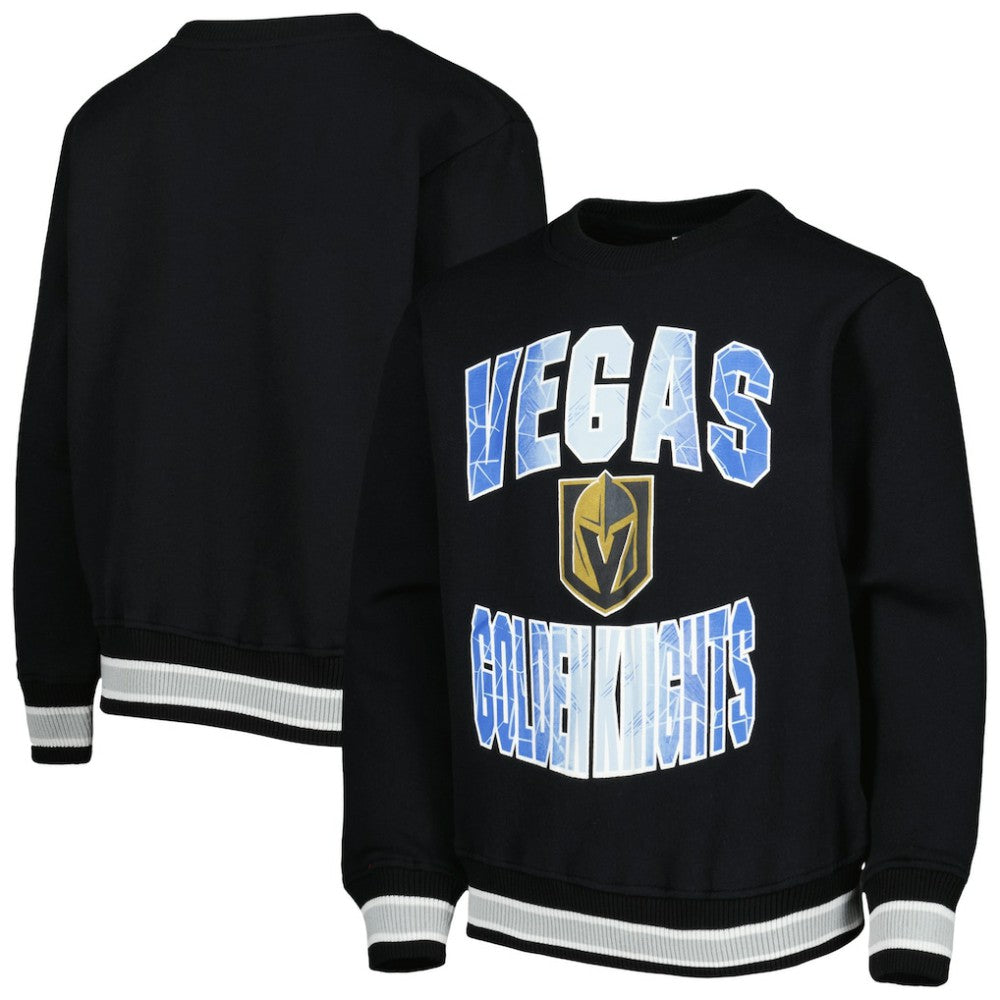 Vegas Golden Knights Youth Classic Blueliner Pullover Sweatshirt - Black - NHL 4753049