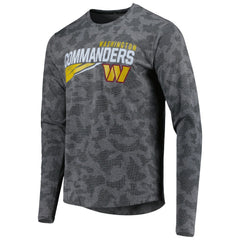 Washington Commanders MSX by Michael Strahan Camo Long Sleeve T-Shirt Black