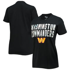 Washington Commanders G-III 4Her by Carl Banks Women's Endzone T-Shirt Black