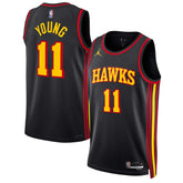 Trae Young Atlanta Hawks Jordan Brand Unisex Swingman Jersey Statement Edition Black