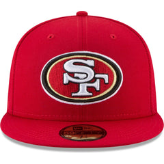 San Francisco 49ers New Era Team 59FIFTY Fitted Hat Scarlet