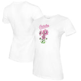 Baltimore Orioles Tiny Turnip Women's Blooming Baseballs T-Shirt - White - MLB Sale