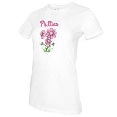 Philadelphia Phillies Tiny Turnip Women's Blooming Baseballs T-Shirt - White - MLB Online