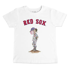 Boston Red Sox Tiny Turnip Youth Bubbles T-Shirt - White - MLB Discount