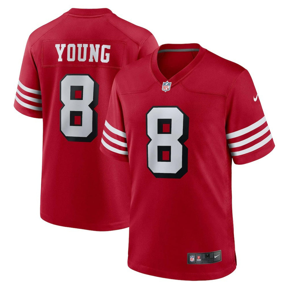 Nike Steve Young San Francisco 49ers Retired Player Alternate Game Jersey Scarlet