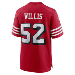 Nike Patrick Willis San Francisco 49ers Retired Player Alternate Game Jersey Scarlet