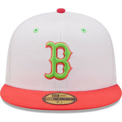 Boston Red Sox New Era 2004 World Series Strawberry Lolli 59FIFTY Fitted Hat - White/Coral - New Era Discount