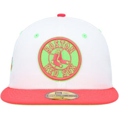 Boston Red Sox New Era Fenway Park 100th Anniversary Strawberry Lolli 59FIFTY Fitted Hat - White/Coral - New Era Sale