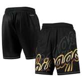 Chicago Bulls Big Face 4.0 Fashion Shorts Black | Mitchell & Ness
