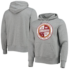 47 brand Washington Commanders '47 Imprint Headline Pullover Hoodie Gray
