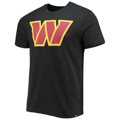 47 brand Washington Commanders '47 Imprint Super Rival T-Shirt Black