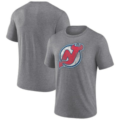 New Jersey Devils Wraparound Tri-Blend T-Shirt - Heather Gray - NHL 4773201