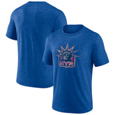 New York Rangers Wraparound Tri-Blend T-Shirt - Blue - NHL 4773203
