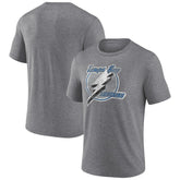 Tampa Bay Lightning Wraparound Tri-Blend T-Shirt - Heather Gray - NHL 4773210