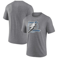 Tampa Bay Lightning Wraparound Tri-Blend T-Shirt - Heather Gray - NHL 4773210