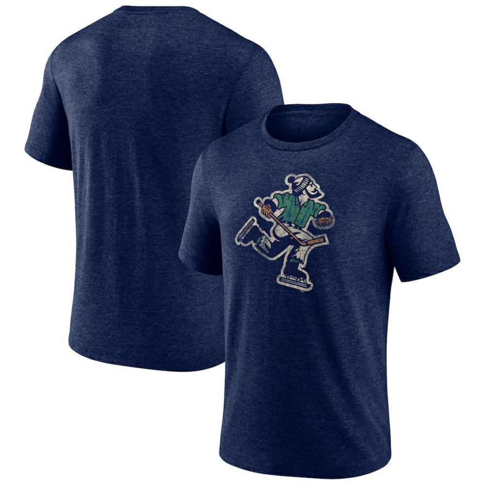 Vancouver Canucks Wraparound Tri-Blend T-Shirt - Navy - NHL 4773212