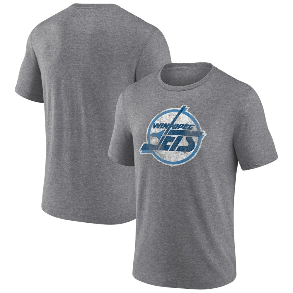 Winnipeg Jets Wraparound Tri-Blend T-Shirt - Heather Gray - NHL 4773215
