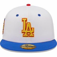 Los Angeles Dodgers New Era 75th World Series Cherry Lolli 59FIFTY Fitted Hat - White/Royal - New Era Discount