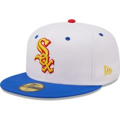 Chicago White Sox New Era 2005 World Series Cherry Lolli 59FIFTY Fitted Hat - White/Royal - New Era Online